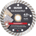 Devour 4-1/2" Masonry Metal Bond Turbo Rim Blade MB045TR